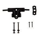 National Hardware Sliding Bolt Door And Gate Latches - Black