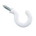 National Hardware White Vinyl Coated Cup Hook - 1"