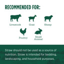 Standlee Premium Products Certified Chopped Straw Animal Bedding, 25 lb