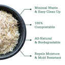 Standlee Premium Products Certified Chopped Straw Animal Bedding, 25 lb