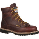 Georgia Boot Men's Waterproof Lace-to-toe 6" Work Boots - Chocolate