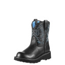 Ariat Women's Fatbaby Western Boots - Black Deertan