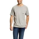 Ariat Rebar Men's Heather Gray Cotton Strong T-Shirt