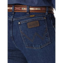 Wrangler Men's Mid Stone Cowboy Cut Advance Comfort Regular Fit Jean