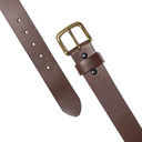 Carhartt Men's Bridle Leather Classic Buckle Belt