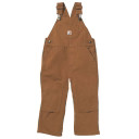 Carhartt Baby Boy's Canvas Bib Overall - Carhartt Brown