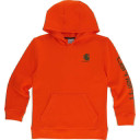 Carhartt Boy's Signature Hooded Sweatshirt - Blaze Orange