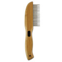 Bamboo Groom Rotating Pin Comb with 31 Rounded Pins - 8-1/4"