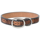 Weaver Leather Floral Tooled Dog Collar - 3/4" X 13"