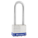 Master Lock Wide Laminated Steel Pin Tumbler Padlock With 2-1/2" Shackle - 1-3/4"