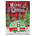 Evergreen Enterprises Christmas Camper Suede Garden Flag