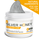 Silver Honey Rapid Ear Care Vet Strength Pet Wipes