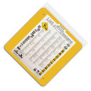 Noble Beasts Graphics Unicorn Xing Aluminum Sign - 12" X 12" - Yellow/Black