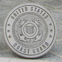 Massarelli's US Coast Guard Round Old Stone - 10"