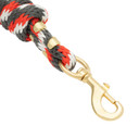 Weaver Leather Poly Lead Rope with Solid Brass 225 Snap - 5/8" X 10'