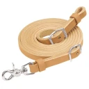 Horizons Flat Roper Reins, 5/8″ X 8′, With Scissor Snap