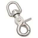 National Hardware Nickel Loop Swivel Bolt Snap - 1/2" x 2-5/8"