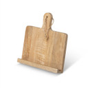 Park Hill Horizontal Wood Cookbook Holder - Natural Wood