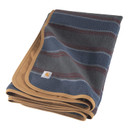 Carhartt Firm Duck Sherpa Lined Throw Blanket for Pet - Stripe