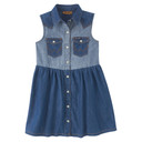 Wrangler Girl's Western Denim Shirt Dress