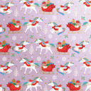 Jillson & Roberts Holiday Unicorn XJ Roll - 10' X 30"