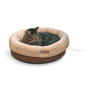 K&H Thermo-Snuggle Cup Heated Cat Bed - Bomber Chocolate