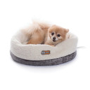 K&H Thermo Snuggle Cup Heated Cat Bed - Bomber Gray