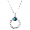 Montana Silversmiths Turquoise Tranquility Crystal Necklace
