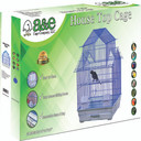 A&E House Top Cage for Bird - Blue - 18" X 18" X 27"