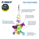 Prevue Pet Cookies & Knots Bird Toy - Multi Color