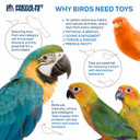 Prevue Pet Cookies & Knots Bird Toy - Multi Color