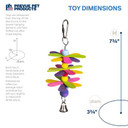 Prevue Pet Flower Power Bird Toy - Multi Color