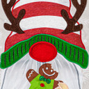 Evergreen Enterprises Holiday Gnome Applique Garden Flag