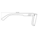 Blenders Unisex SciFi Dark Flatter Polarized Sunglasses