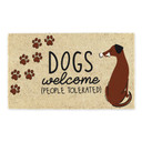 Design Imports Dogs Welcome Door Mat - 17-1/2" X 29-1/2"