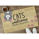 Design Imports Cats Welcome Door Mat - 17-1/2" X 29-1/2"