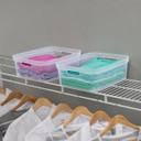 Sterilite Short Storage Bin - Clear