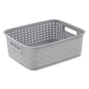 Sterilite Short Weave Basket - Cement