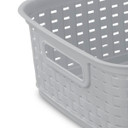 Sterilite Short Weave Basket - Cement
