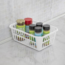 Sterilite Plastic Storage Basket - White