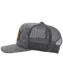 Hooey Men's Tribe Hat with Aztec Print - Grey