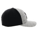 Hooey Men's Ash Flexfit Hat - Grey /Black