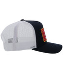 Hooey Men's Rank Stock Hat with Red & Yellow Patch - Black/White