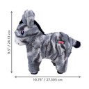 Kong Low Stuff Stripes Donkey Dog Toy - Medium