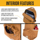 Carhartt Unisex 21L Classic Laptop Backpack - 12" X 17-1/2" X 6"