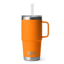 Yeti Rambler Mug with Straw Lid - 25 oz - King Crab Orange