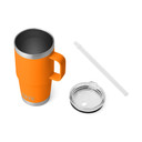 Yeti Rambler Mug with Straw Lid - 25 oz - King Crab Orange