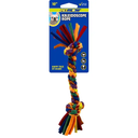 Petsport Kaleidoscope 2 Knot Rope Dog Toy - 10" - Small