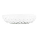 Creative Co-op Mineral & Sand Recycled Glass Hobnail Serving Bowl - 4.5 qt - Clear