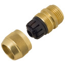 Melnor Metal Deluxe Male Hose Repair - 1-1/4" X 1-1/4" X 1-7/8"